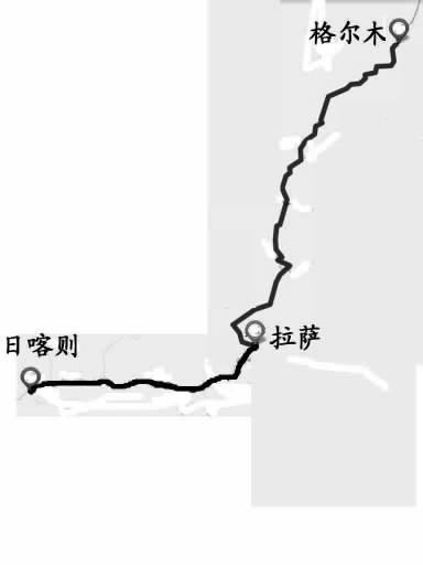 拉日鐵路的建設(shè)使青藏鐵路進(jìn)一步延伸。記者田俊制圖