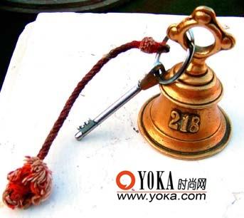 沙漠王宮的房間鑰匙還保持著中古時代的風(fēng)格。