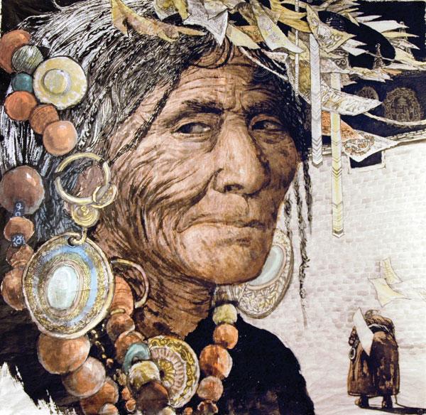 9、《藏族老阿媽》國畫148.5x144.4cm-2008年作.jpg