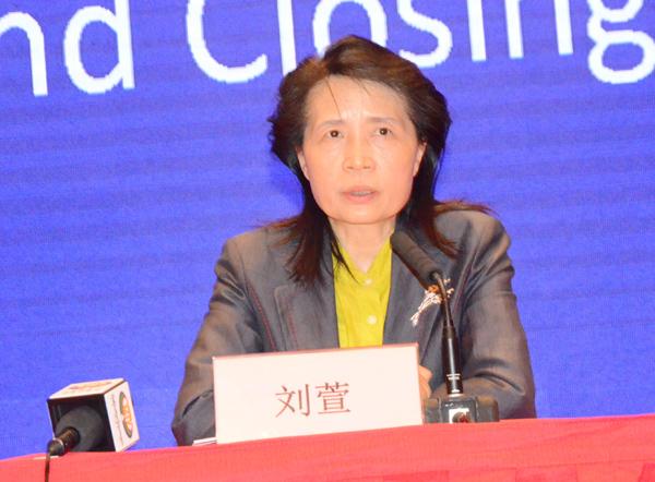新聞發(fā)言人：西藏自治區(qū)政府副秘書長、第十六屆中國西藏—尼泊爾經(jīng)貿(mào)洽談會協(xié)調(diào)領(lǐng)導(dǎo)小組副組長 劉萱.jpg