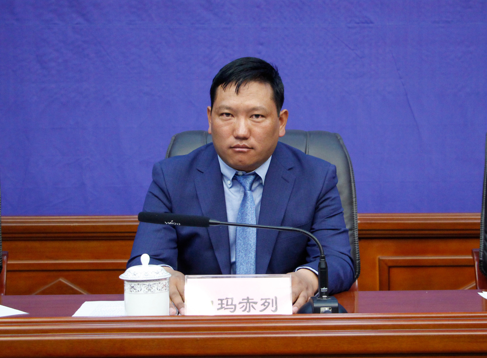 新聞發(fā)言人：自治區(qū)體育局登山運(yùn)動管理中心副主任、西藏自治區(qū)登山協(xié)會副秘書長 白瑪赤列.JPG